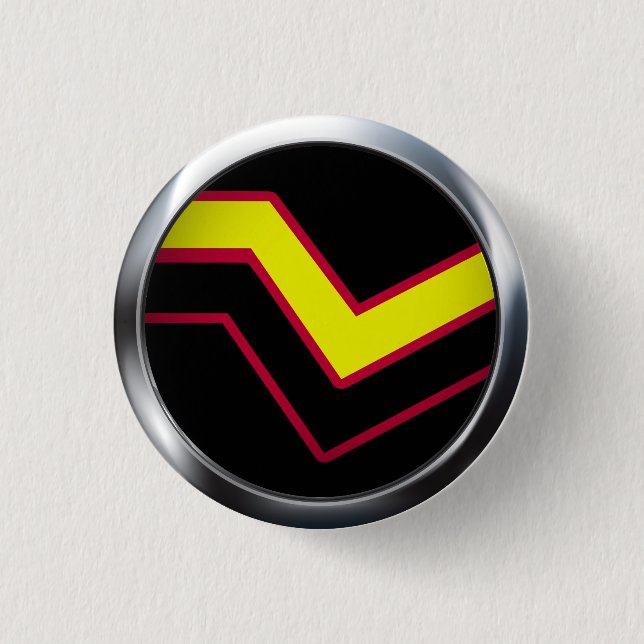 RUBBER LATEX PRIDE MEDALLION 3 CM ROUND BADGE (Front)
