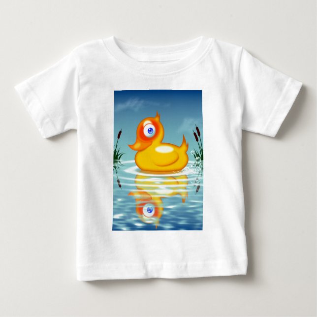 Rubber Quack Bubbles Baby T-Shirt (Front)