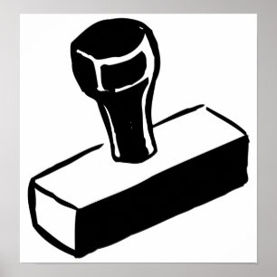 Rubber Stamp Poster