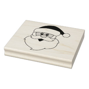 Rubber Stamp - Santa Face