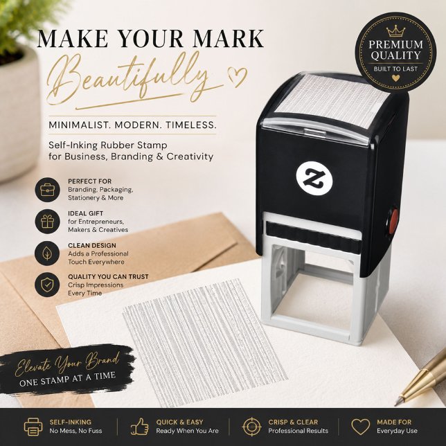 Rubber Stamps | Custom Pre-Inked & Signature Stamp (Creator Uploaded)
