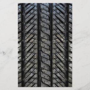Rubber Tire Style Automotive Texture Stationery
