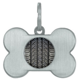Rubber Tire Thread Automotive Style Decor Pet ID Tag