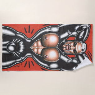 Rubberwear at the Gym Beach Towel