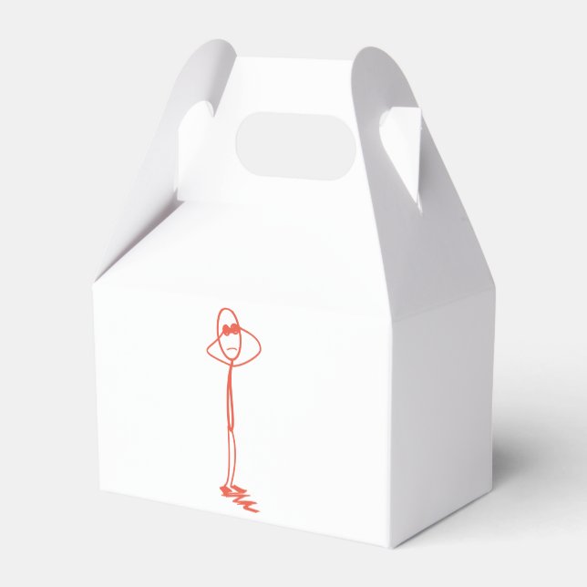 Rubbing Eyes  Favour Box (Back Side)
