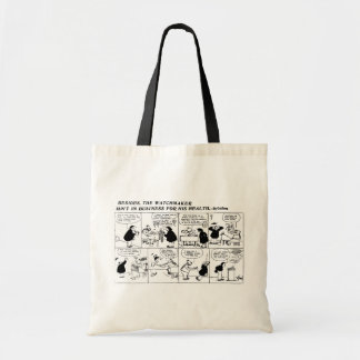Rube Goldberg Watchmaker comic strip Tote Bag