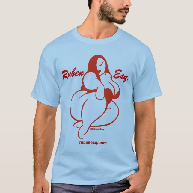 Ruben Esq Logo (Red) T-Shirt (Front)