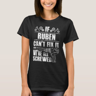 RUBEN Gift Name Fix It Funny Birthday Personalised T-Shirt
