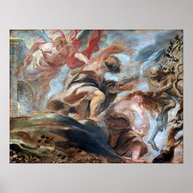Rubens - Expulsion From Garden Of Eden Poster (Front)