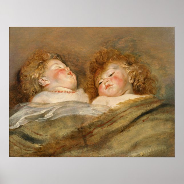 Rubens - Two Sleeping Children Poster (Front)