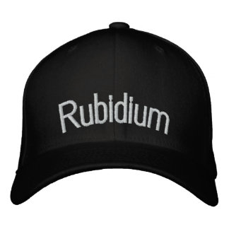 Rubidium Embroidered Hat