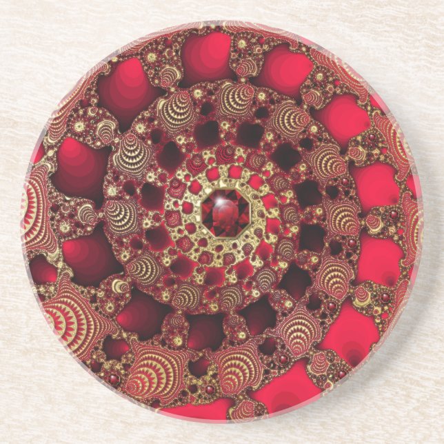 Rubies & Gold Coaster (Front)