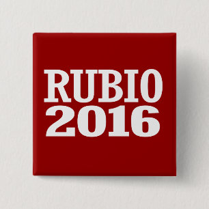 RUBIO 2016 15 CM SQUARE BADGE