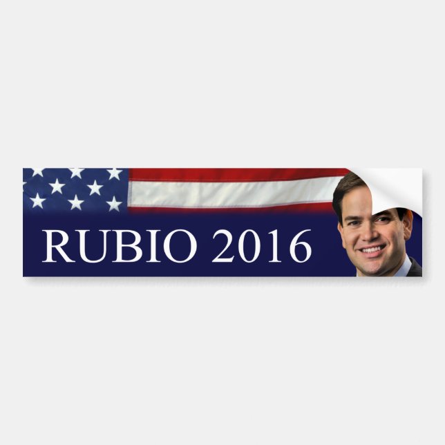 Rubio 2016 bumper sticker (Front)