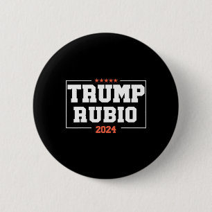 Rubio For President 2024 Campaign Us Election  6 Cm Round Badge