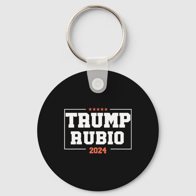 Rubio For President 2024 Campaign Us Election  Key Ring (Front)