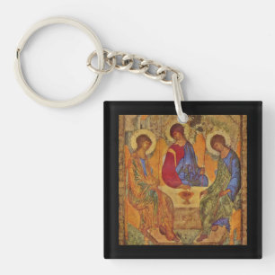 Rublev Trinity at the Table Key Ring
