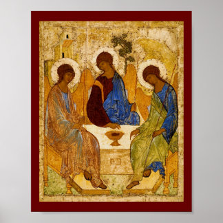 Rublev Trinity at the Table Poster