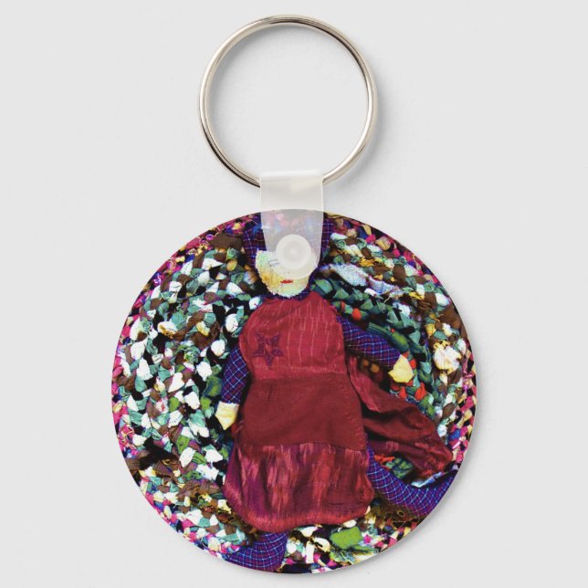 Rubra the Rag Queen Key Ring (Front)