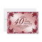 Ruby 40th Wedding Anniversary 4.25x5.5 Invitation