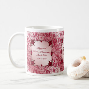 Ruby 40th Wedding Anniversary Coffee Mug