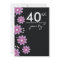 Ruby 40th Wedding Anniversary Party Invitations