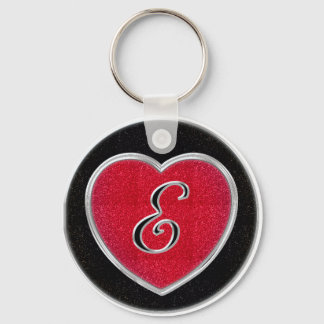 Ruby and Onyx Keychain