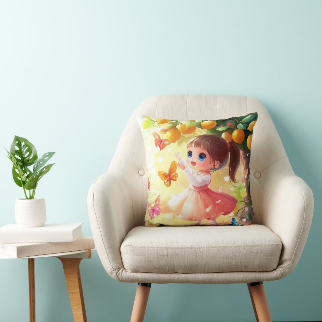 Ruby and the Lemon Tree Pillow (Chair)