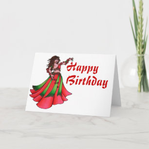 Ruby Belly Dancer Card