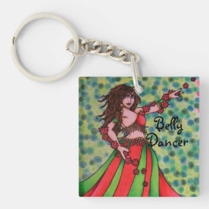 Ruby Belly Dancer Key Chain