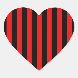 Ruby Black Heart Sticker