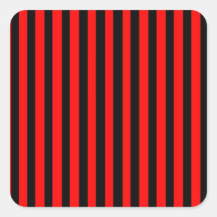 Ruby Black Square Sticker