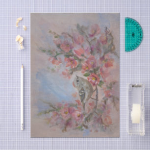 Ruby Crowned Kinglet Bird Tissue Paper