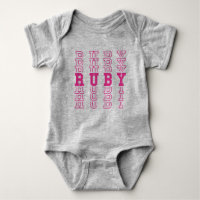 Ruby Cute Pink Custom Girly Name
