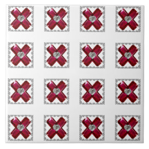 Ruby Diamond Art, Red Tile