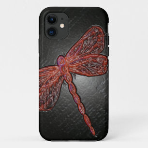 Ruby Dragonfly Case-Mate iPhone Case