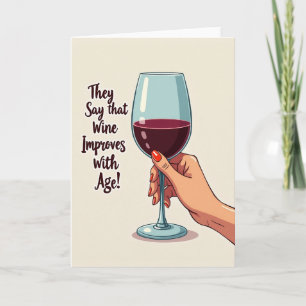 Ruby Drink Birthday Card