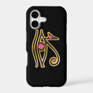 Ruby Eye of Ra in Gold