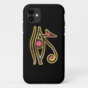 Ruby Eye of Ra in Gold Case-Mate iPhone Case
