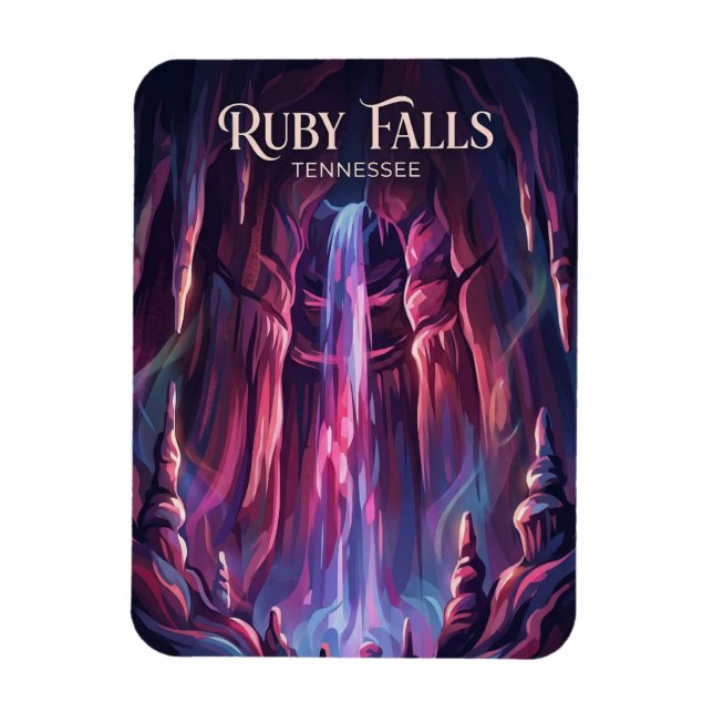 Ruby Falls Tennessee Magnet (Vertical)