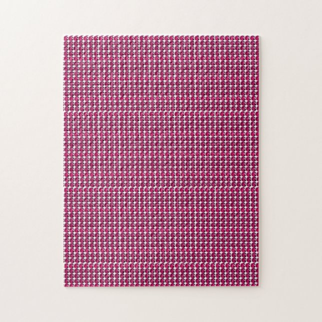 Ruby Gemstone Art, Red Jigsaw Puzzle (Vertical)