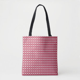 Ruby Gemstone Art, Red Tote Bag