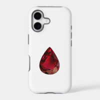 Ruby Gemstone Pear shape