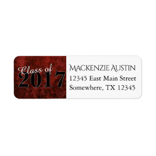 Ruby Grad Red Garnet Crimson Scarlet Party Theme