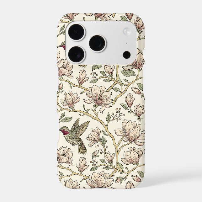 Ruby Hummingbird Case iPhone 17 Pro Protection (Back)