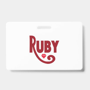 Ruby ID Badge