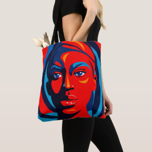 Ruby in ravishing red tote bag