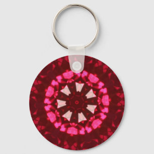 Ruby Kaleidoscope Key Ring