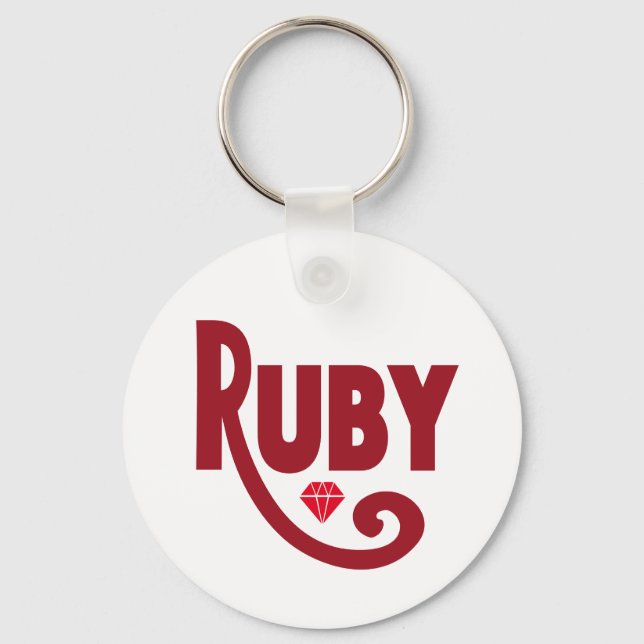 Ruby Key Ring (Front)