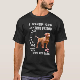 Ruby Labrador Dog Mum Dad Quote Costume Cute Fox R T-Shirt